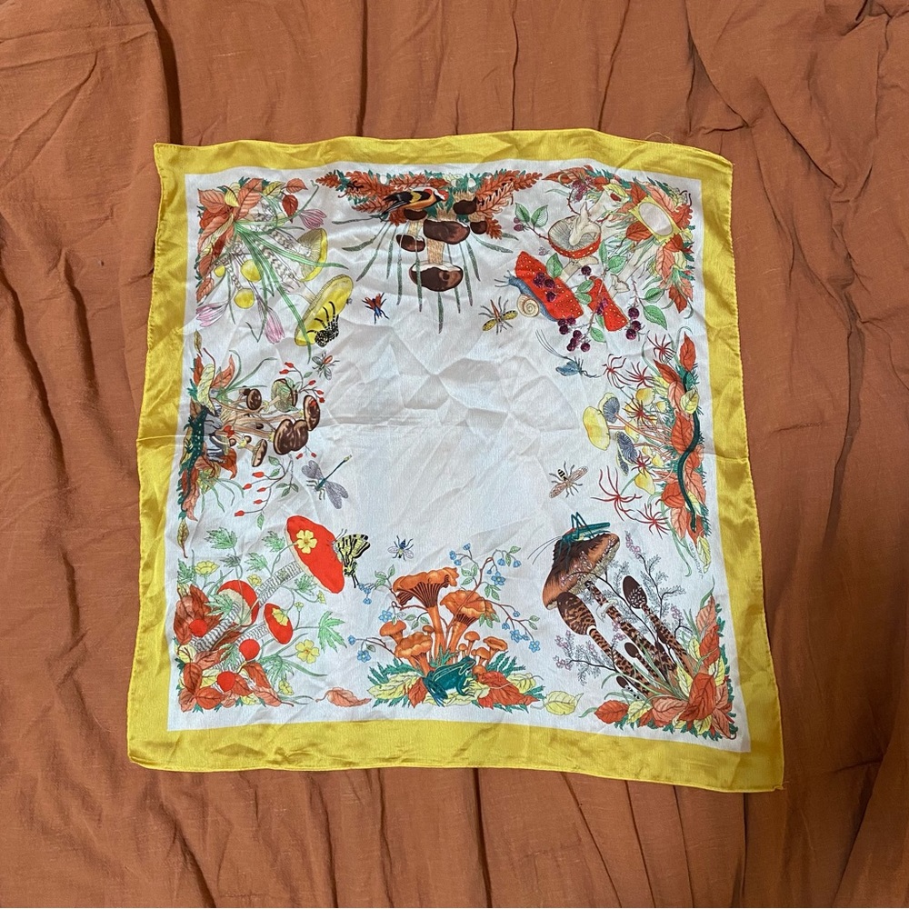 silk mushroom bandana